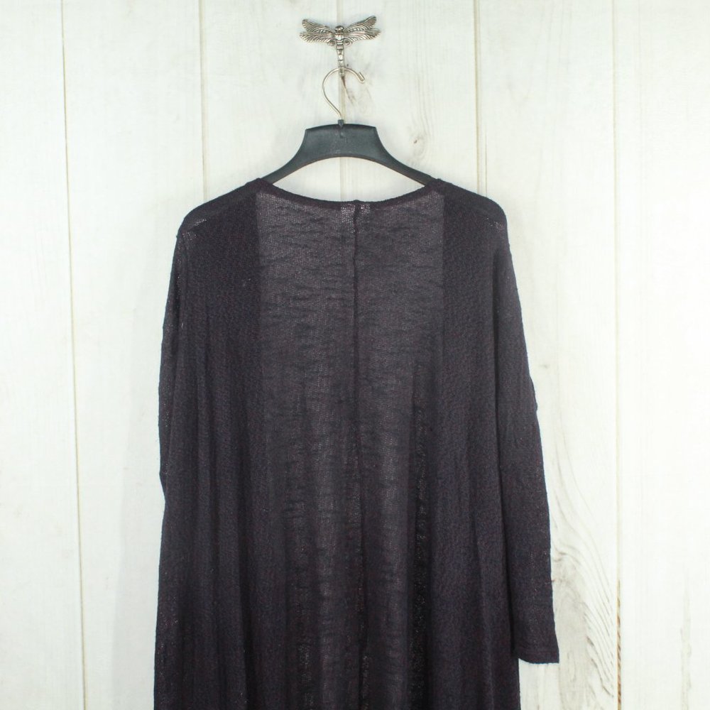 LulaRoe Open Knit Open Front Long Cardigan Size XL - Picture 3 of 8